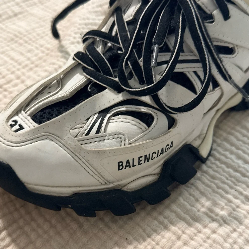 Balenciaga Tracks - chunky white and black track sneakers *read description* - Picture 8 of 13